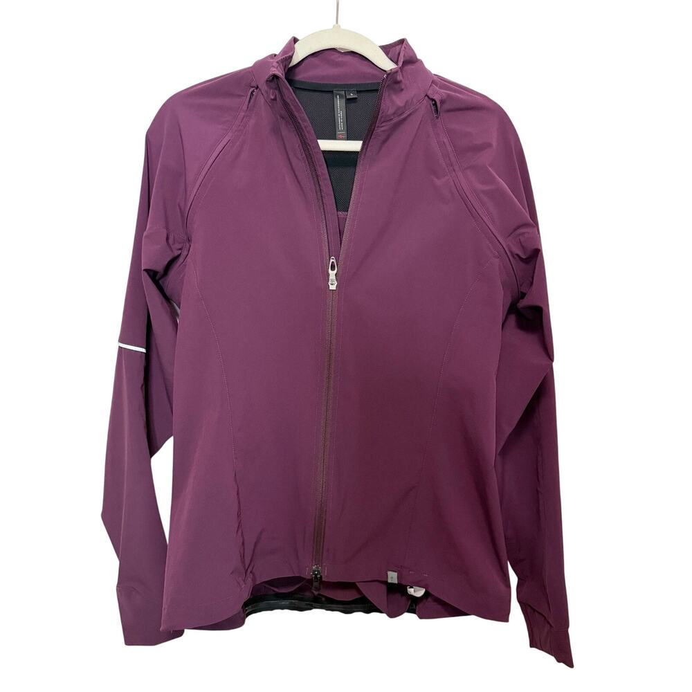 Specialized Deflect Hybrid Cycling Jacket Women’s Large Purple Convertible Vest